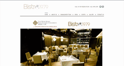 Desktop Screenshot of bistro1979.com